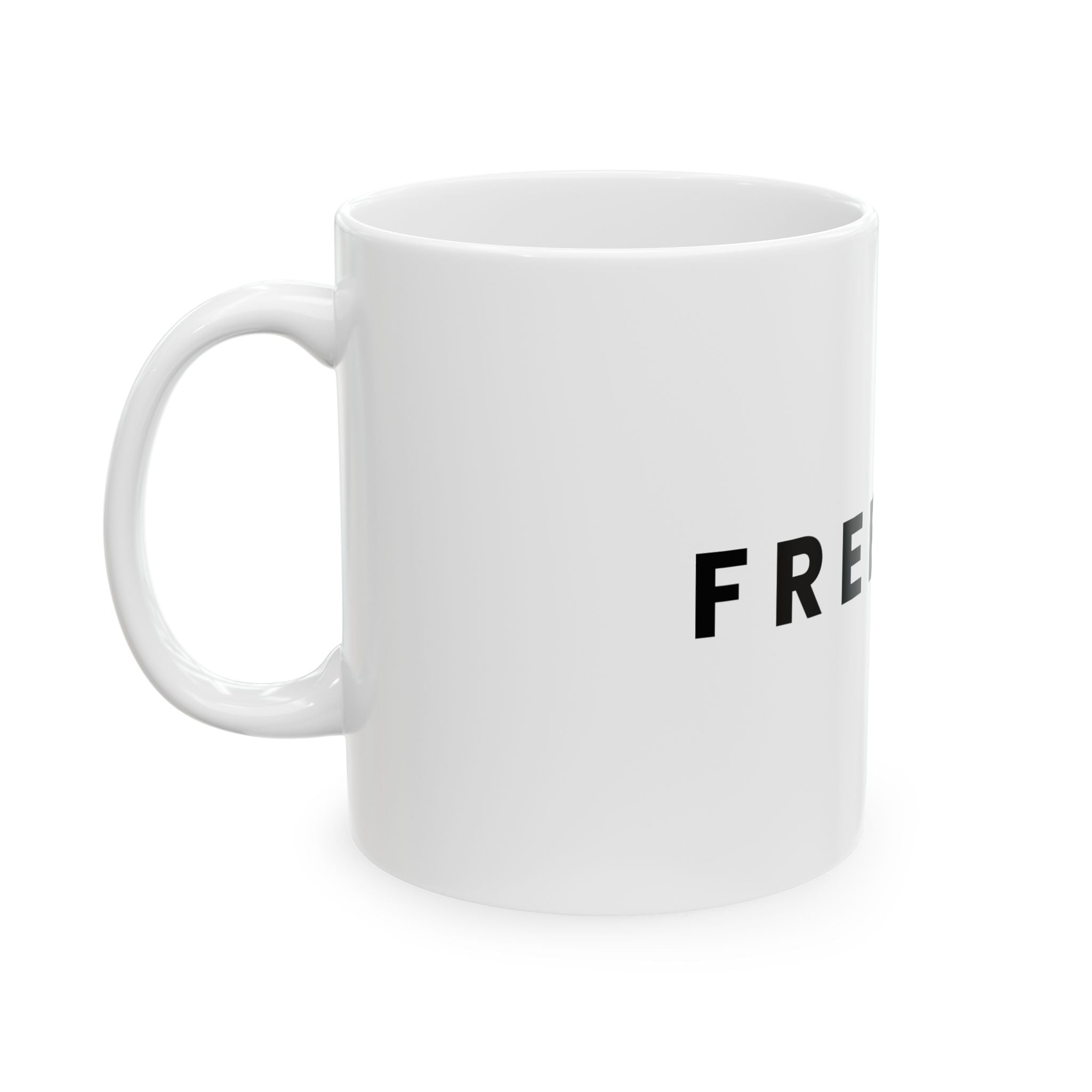 "FREEDOM" Mug / In All Honor – Charlie Kirk (1993–2025)