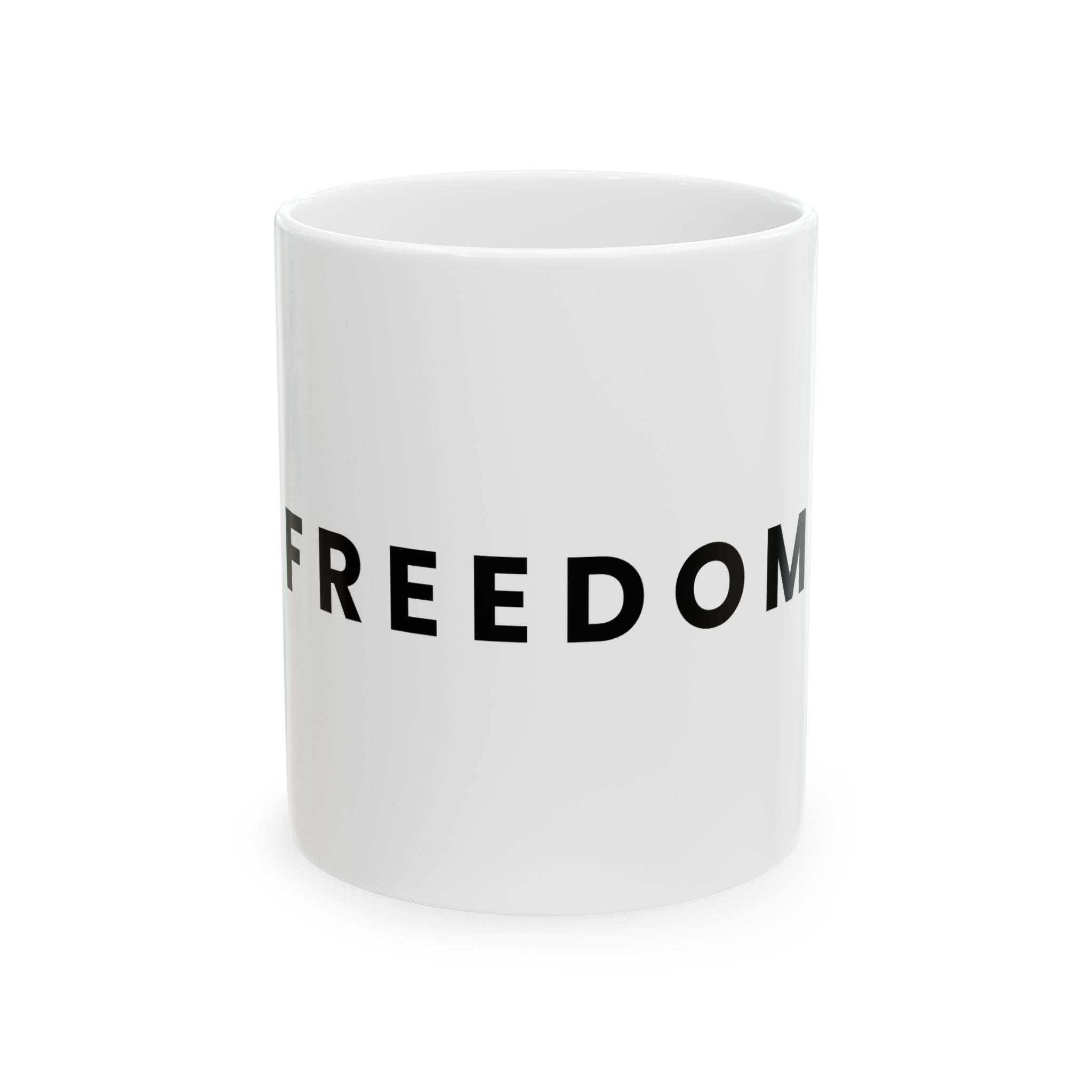 "FREEDOM" Mug / In All Honor – Charlie Kirk (1993–2025)