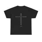 "Text Cross" T-shirt / In All Honor – Charlie Kirk (1993–2025)