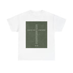 "Text Cross" Green T-shirt / In All Honor – Charlie Kirk (1993–2025)