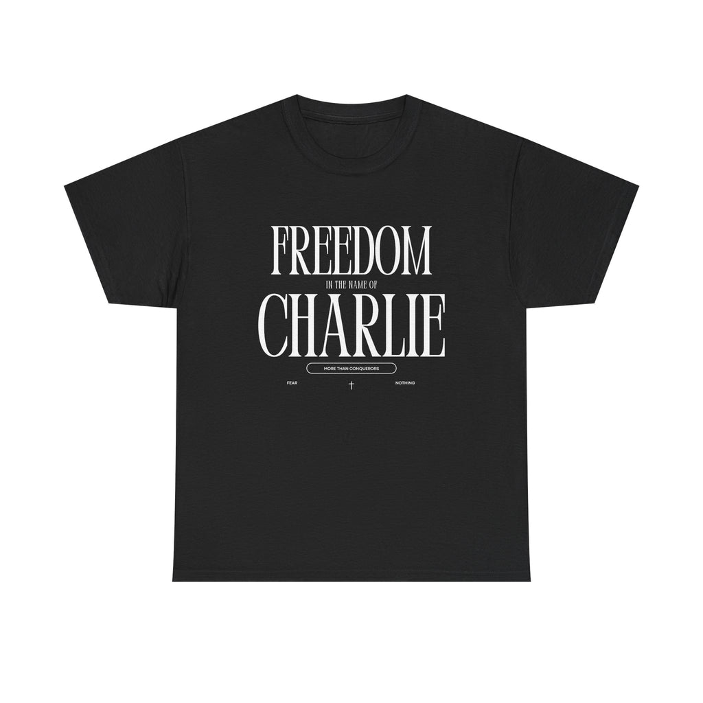"FREEDOM" T-shirt / In All Honor – Charlie Kirk (1993–2025)