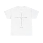"Text Cross" T-shirt / In All Honor – Charlie Kirk (1993–2025)