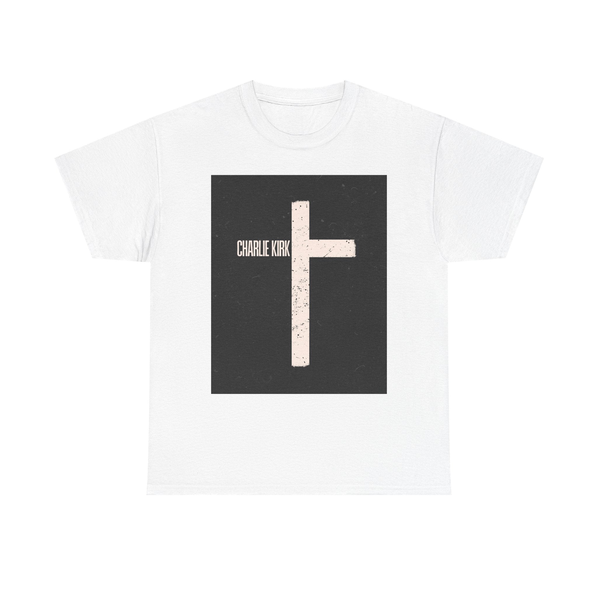 "Charlie Cross" T-shirt / In All Honor – Charlie Kirk (1993–2025)